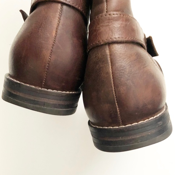 Cole Haan Brown Knee High Leather Riding Boots 8.5 - Picture 3 of 8